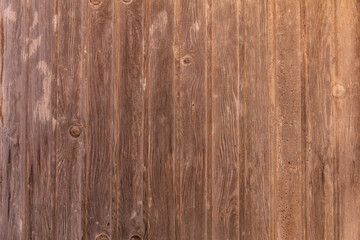 Fototapeta na wymiar Vintage natural wood background, texture, wooden brown board