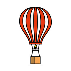 Naklejka premium balloon air hot flying