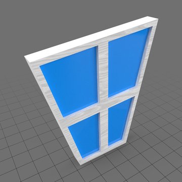 Stylized window