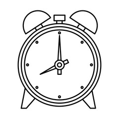 alarm clock isolated icon