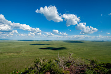 Landschaft in der Steppe der Ostmongolei