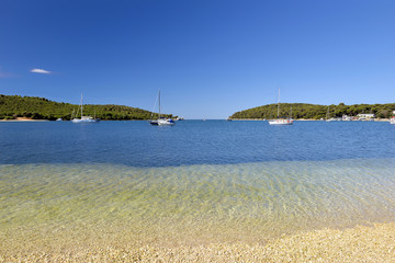 Small bay at Adriatic See near Banjole (Pula, Croatia).