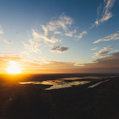 Sunrise over Penrith Lakes / Western Sydney