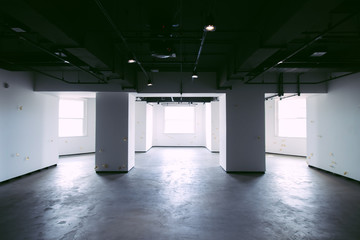 empty corridor in modern building