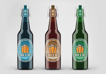 Beer Bottle Mockup