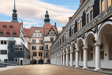 Fototapeta premium dresden, stadt, deutschland, stallhof, 