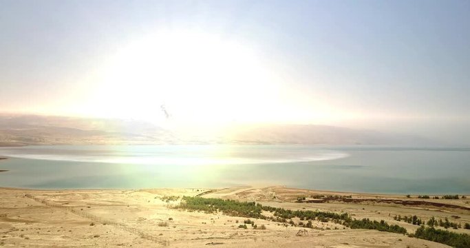 Nuclear Atom Explosion Over The Mountians Desert And Dead Sea Aerial Drone Footage simulates Real drone footage with visual effect elements of Nuclear Atom Explosion Over The Mountians Desert And Dead