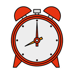 alarm clock isolated icon