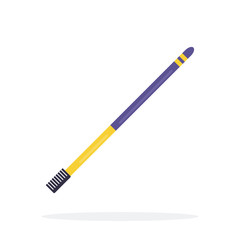 Eyebrow brush vector icon flat isolated illustration