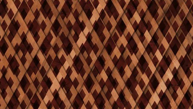 abstract wooden shapes background in motion