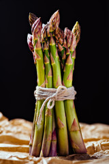 Asparagus, natural, raw, stems