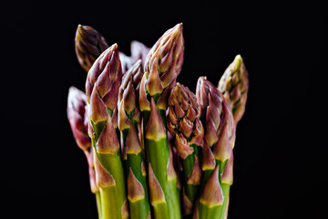 Asparagus, natural, raw, stems