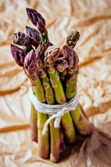 Asparagus, natural, raw, stems