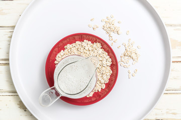 Oat Milk Plant Milk with Ingredients