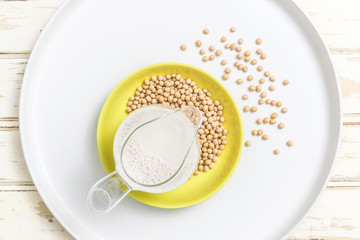 Soya Milk Soy Milk Plant Milk with Ingredients