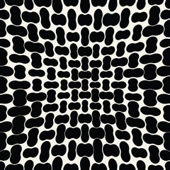 seamless geometric halftone vector pattern