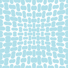 seamless geometric halftone vector pattern