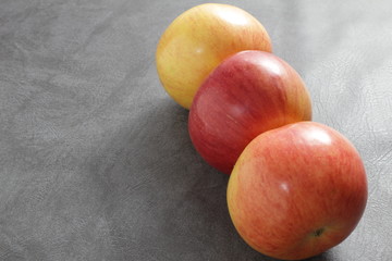 Very juicy red apples, full of vitamins.