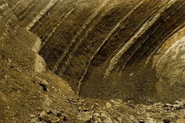 unique red soil texture