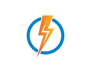 flash power thunder illustration vector