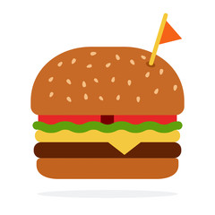 Burger with pork
