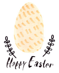 watercolor painted eggs