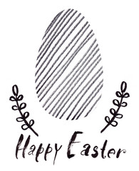 watercolor painted eggs