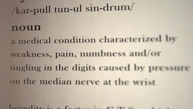 Carpal Tunnel Syndrome Definition