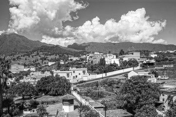 The town of Los LLanos De Aridana In La Palma Canary Islands