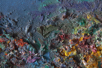 Abstract background made from paint