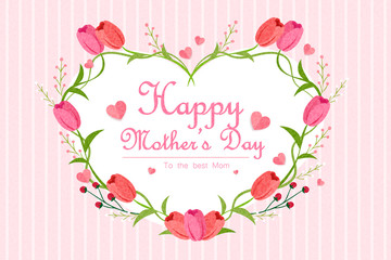 happy mothers day concept