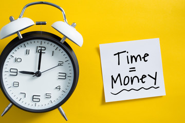 Time is money concept