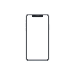 Flat smart phone template