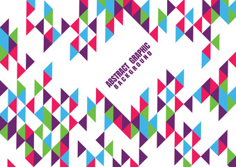 Obraz premium Abstract colorful geometric modern graphic template background for business, wallpaper, flyer, poster, book cover, backdrop, brochure, Vector illustration