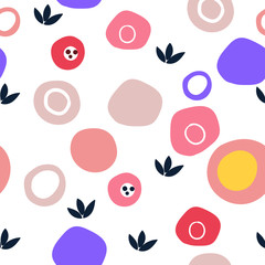 Vector floral seamless pattern for design textile or decor