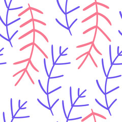 Vector floral seamless pattern for design textile or decor