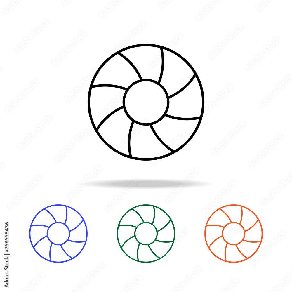 Poster lifebuoy icon. elements of simple web icon in multi color. premium quality graphic design icon. simp
