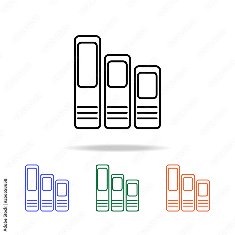 Poster books icon. elements of simple web icon in multi color. premium quality graphic design icon. simple 