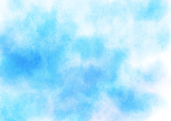 空　雲　青　水彩　テクスチャ　背景