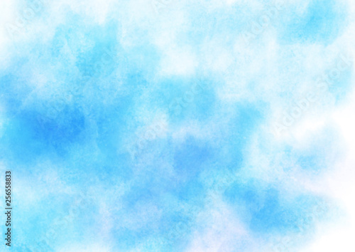 空 雲 青 水彩 テクスチャ 背景 Wall Mural Wallpaper Murals メガネ