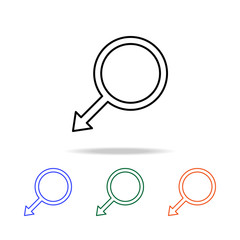 sign of a man icon. Elements of simple web icon in multi color. Premium quality graphic design icon. Simple icon for websites, web design, mobile app, info graphics