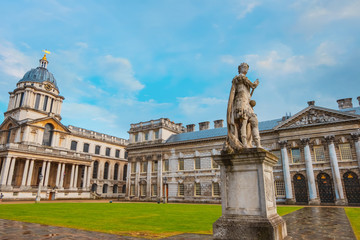 Fototapeta na wymiar The Old Royal Naval College in Greenwich, London, UK