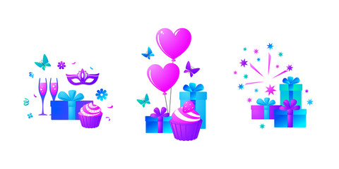 Holidays, cheerful events.