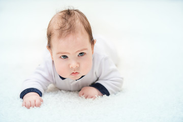 crawling in bed