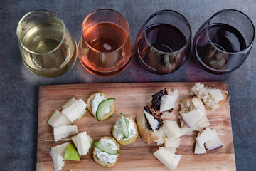 Wine and cheese pairing