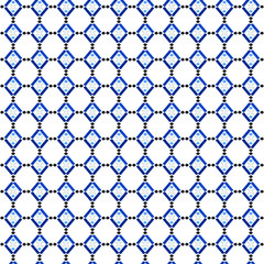 Naklejka premium Seamless pattern of abstract shapes and lines for printing, fabrics