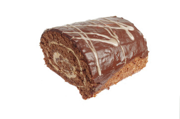 Layer cake on a white background