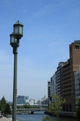 大阪・土佐堀川沿いのビル