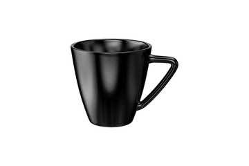 Black Color Coffee Mug Mockup Template