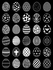Set of Easter Eggs